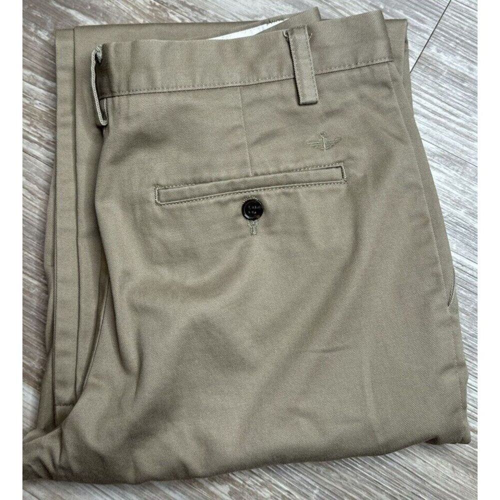 Dockers D2‎ Khaki Straight Beige Pants Mens Size Actual 32x30